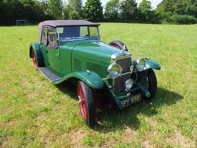 Lot 3422 - 1934 Alvis Firefly Tourer Registration No: AFY...