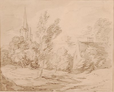 Lot 3270 - Thomas Gainsborough (1727-1788) - Scene near...