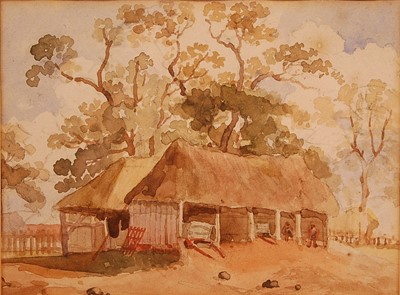 Lot 3273 - Thomas Churchyard (1798-1865) - Barn at...