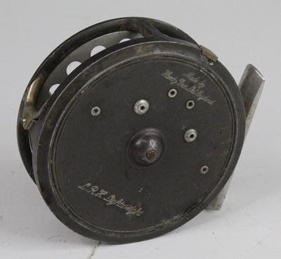 Lot 2674 - A Hardy LRH Lightweight 3 1/4" salmon fly reel.