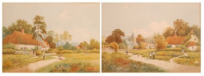 Lot 3254 - Arthur Trowsdale - Pair; Rooks Bridge,...