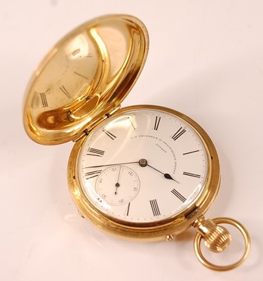 Lot 3134 - A late Victorian 18ct gold cased gent's full...