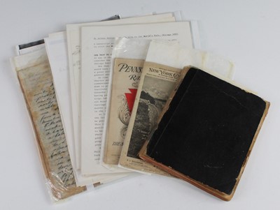 Lot 2067 - A collection of ephemera relating to the 1893...