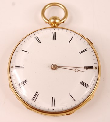 Lot 3136 - A Breguet 18ct gold cased gent's open faced...