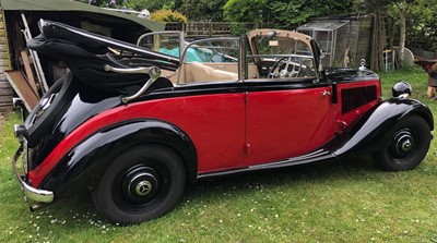 Lot 3418 - A 1936 Mercedes 170v Cabriolet 1700cc...