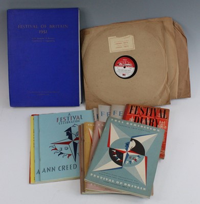 Lot 2075 - A collection of miscellaneous 1951 Festival of...