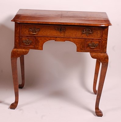 Lot 3405 - A George III walnut and  burr walnut...
