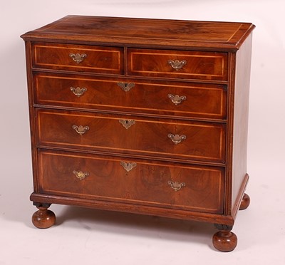 Lot 3409 - An 18th century and recently re-veneered...