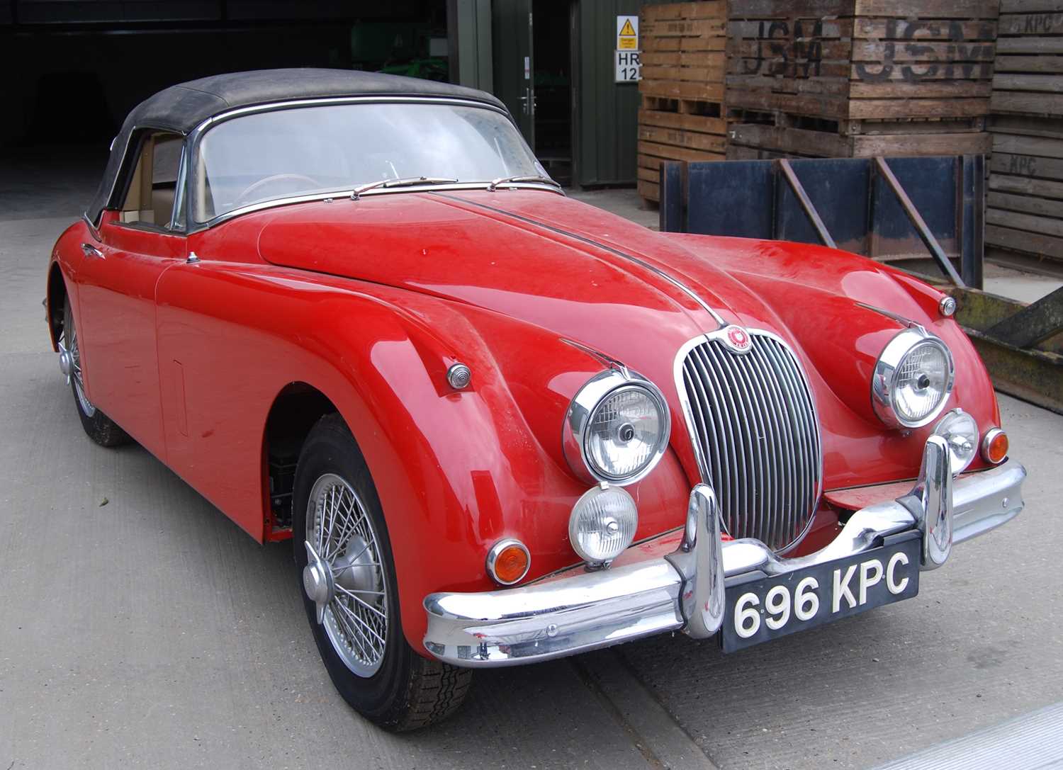 Lot 3426 - A 1959 Jaguar XK150 drophead coupe 3442cc...