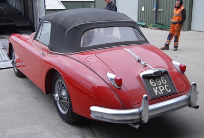 Lot 3426 - A 1959 Jaguar XK150 drophead coupe 3442cc...