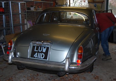 Lot 3428 - A 1966 Jaguar 3.4 S type Manual + o/d Reg No....