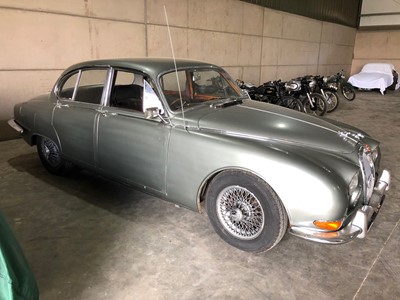 Lot 3428 - A 1966 Jaguar 3.4 S type Manual + o/d Reg No....