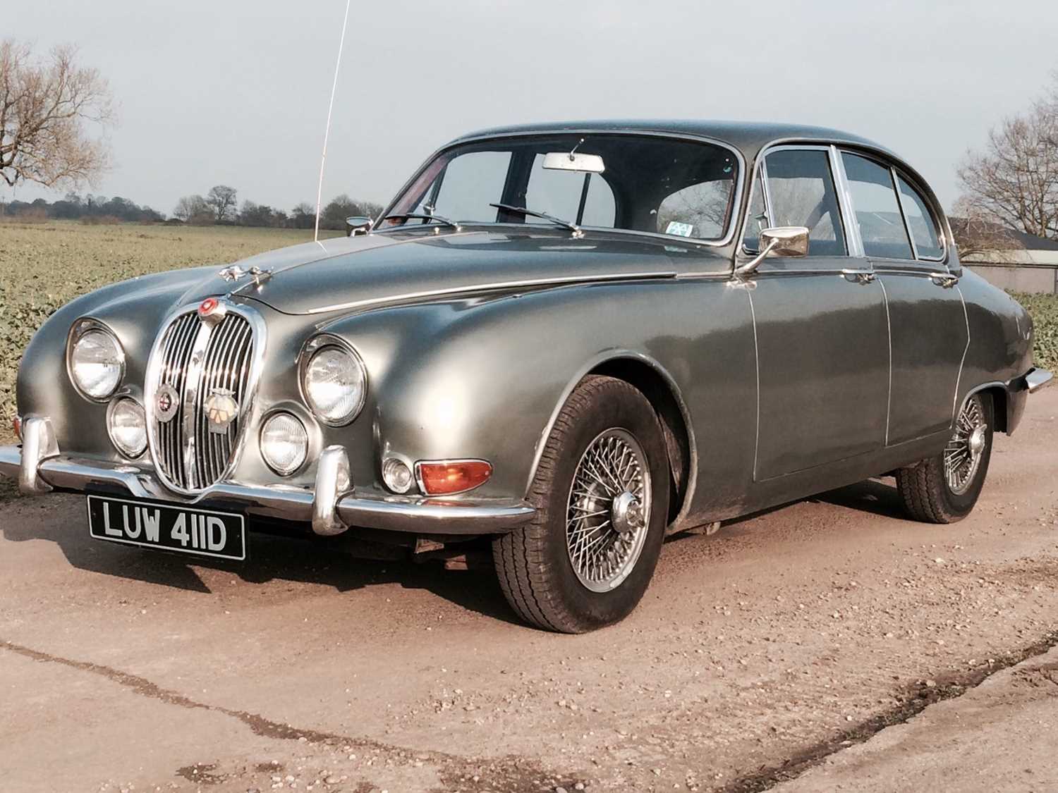 Lot 3428 - A 1966 Jaguar 3.4 S type Manual + o/d Reg No....