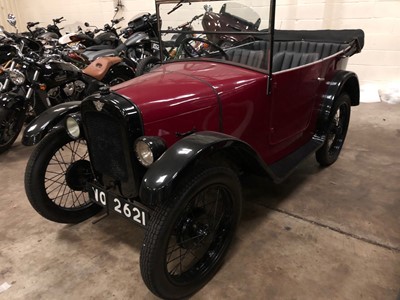 Lot 3419 - A 1929 Austin 7 Chummy Registration No.WO 2621...