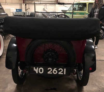 Lot 3419 - A 1929 Austin 7 Chummy Registration No.WO 2621...