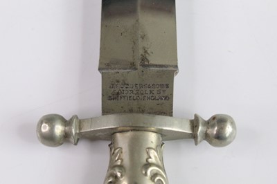 Lot 2248 - A 19th century prostitutes dagger, the 12.5cm...