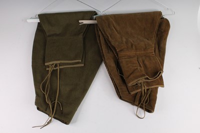 Lot 2470 - A pair of WW II Women's Land Army Corduroy...