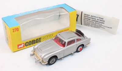 Lot 1122 - A Corgi Toys 270 James Bond 007 Aston Martin...