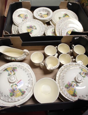 Lot 124 - A Wetherby Falconware part dinner service