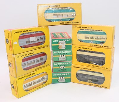 Lot 1805 - A group of 11 Metosul Buses boxed, with some...