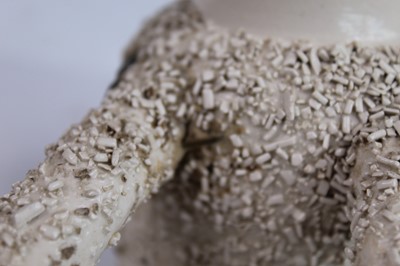 Lot 1013 - A George III salt-glazed white stoneware 'Bear-...