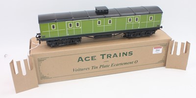 Lot 204 - ACE Trains voitures tinplate Ecartement...