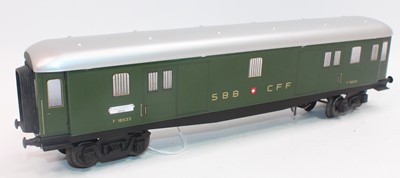 Lot 205 - AS bogie SBB CFF Fourgon running No. F18533...