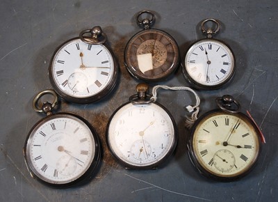 Lot 455 - A Victorian gent's silver cased open face...