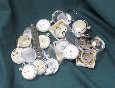 Lot 456 - A collection of mid 20th century chrome cased...