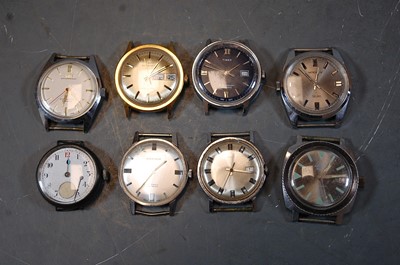 Lot 466 - Assorted gents mechanical wrist watches to...