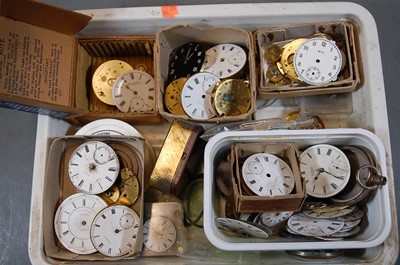 Lot 470 - A collection of 19th century pocket watch...