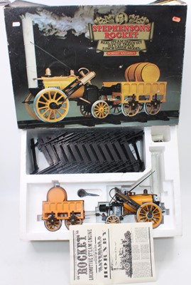 Lot 4 - A Hornby 3.5" gauge Stephensons Rocket gift...
