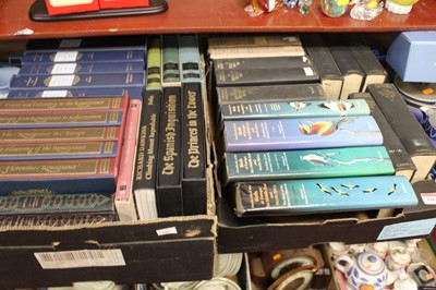 Lot 110 - Two boxes of books, many being Folio Society...