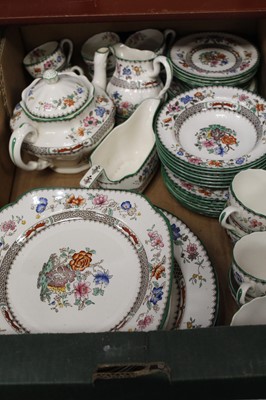 Lot 112 - A Copeland Spodes part tea and dinner service ...