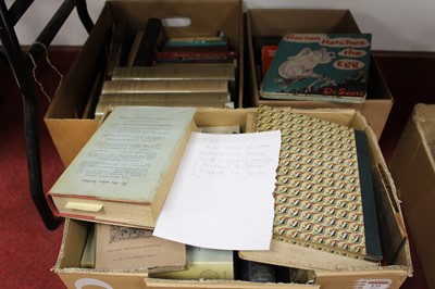 Lot 131 - Three boxes of mixed hardback books, various...