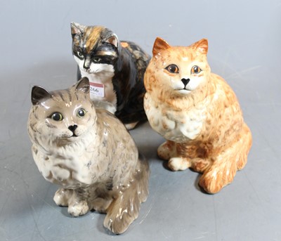 Lot 266 - A Beswick model of a ginger Persian cat, model...