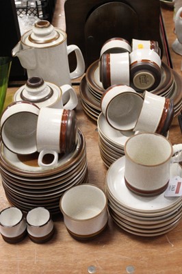 Lot 163 - A Denby 8-place setting stoneware tea and...