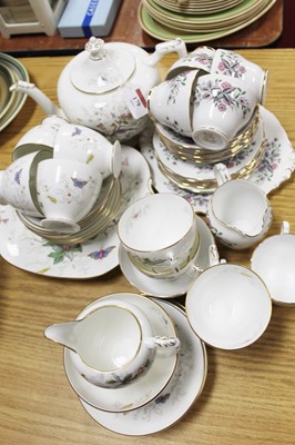 Lot 179 - A Coalport 8-place setting tea service in the...