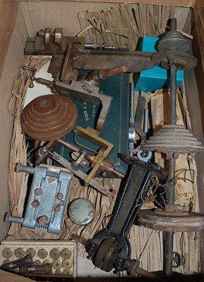 Lot 486 - Assorted watch makers tools, to include...
