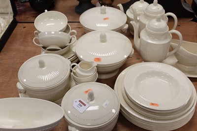 Lot 200 - A Wedgwood Queensware Edme pattern part dinner...