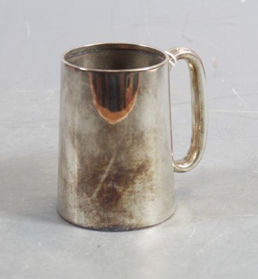 Lot 324 - A late Victorian silver christening mug, of...