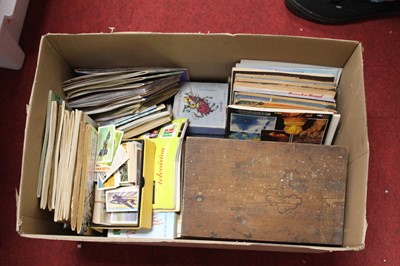 Lot 222 - A collection of cigarette cards, loose but in...