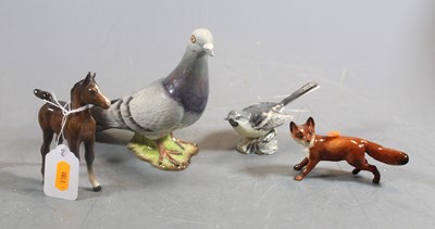 Lot 288 - A Beswick model of a foal, brown gloss model...