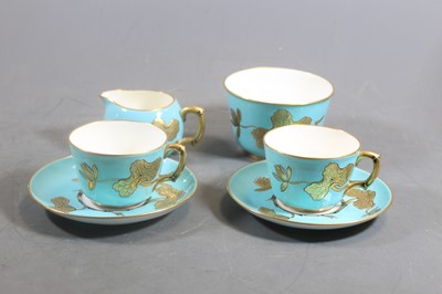 Lot 301 - A 19th century Staffordshire porcelain part...