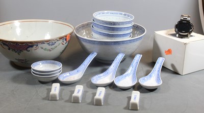 Lot 304 - A 19th century Chinese export Famille Rose...