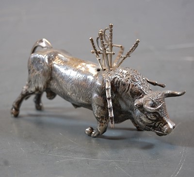 Lot 446 - A 20th century continental white metal model...