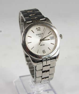 Lot 412 - A gent's Tissot 1853 PR50 quartz wristwatch,...