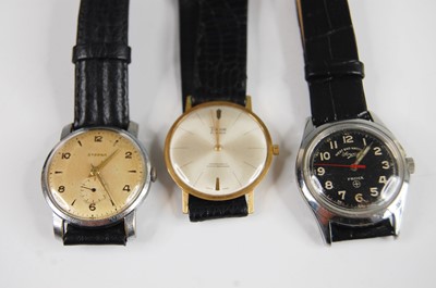 Lot 418 - A Timor gent's manual wind wristwatch, having...