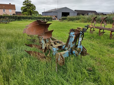 Lot 251 - 4 Furrow Ransome Plough (TSR III)
