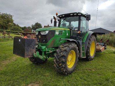 Lot 293 - John Deere Tractor 6140R (AV14 SEO) 5493 Hours